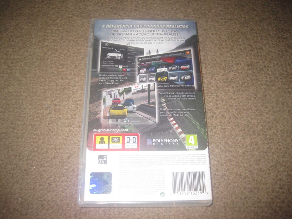 Jogo para a PSP "Gran Turismo" Completo!