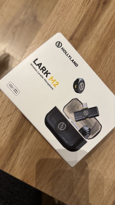 Hollyland Lark M2 Duo (USB-C) - bezprzewodowe mikrofony krawatowe. NOWE, rozpakowane