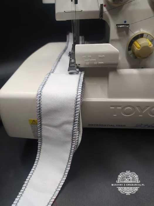 Overlock TOYOTA 2,3,4- nitkowy maszyna do szycia Gwarancja 12 MSC.