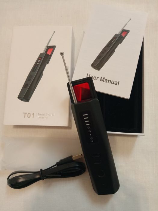 Детектор T01 для виявлення камер/бездротових сигналів Wi-Fi/захисту від прослуховування