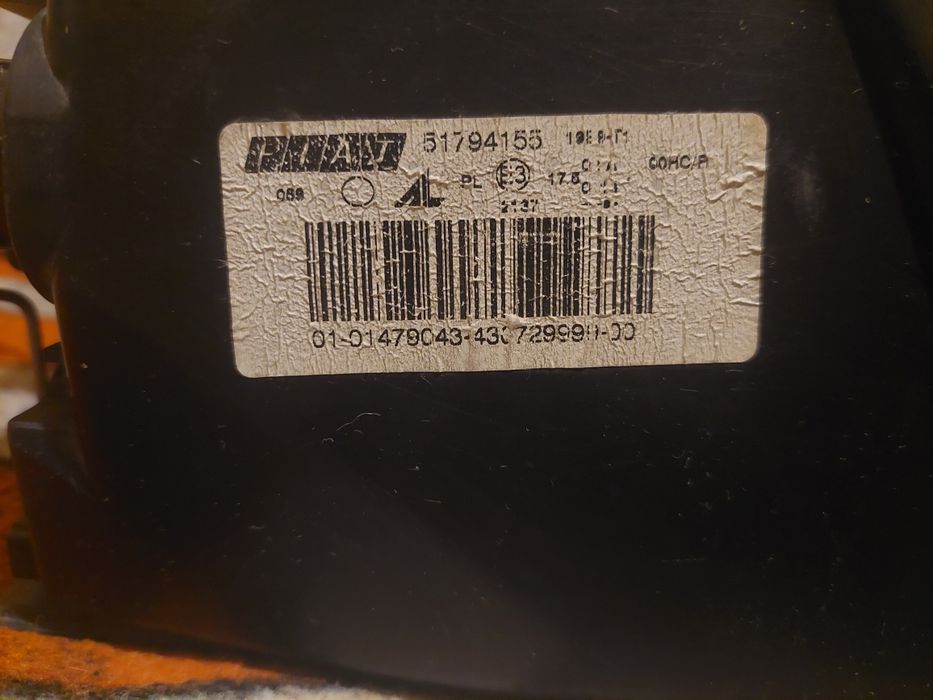 Fiat Panda lampa przód lewa