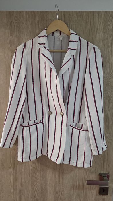 Elegancki komplet lniany damski Mango