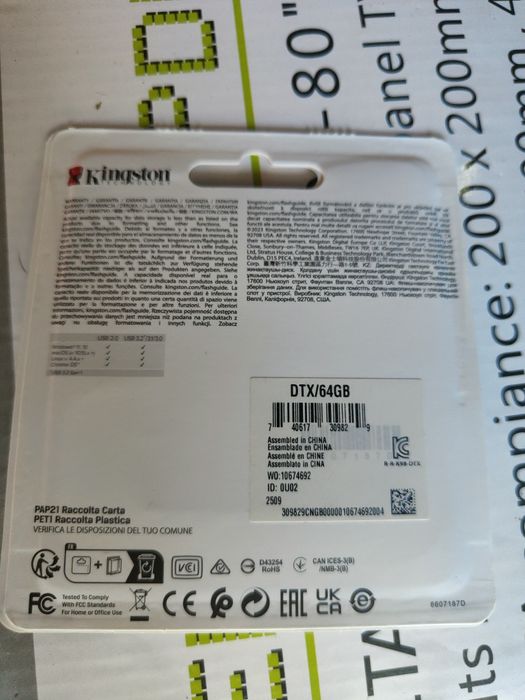 Pendrive Kingston pamięć przenośna pojemność 64gb USB 3.2 dysk zewnętrzny
