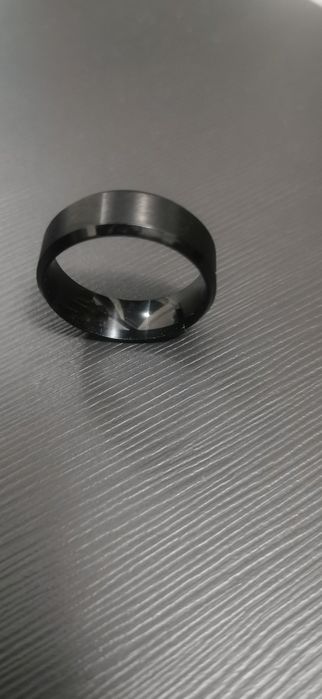 Anel De TITÂNIO PRETO Tamanho 12