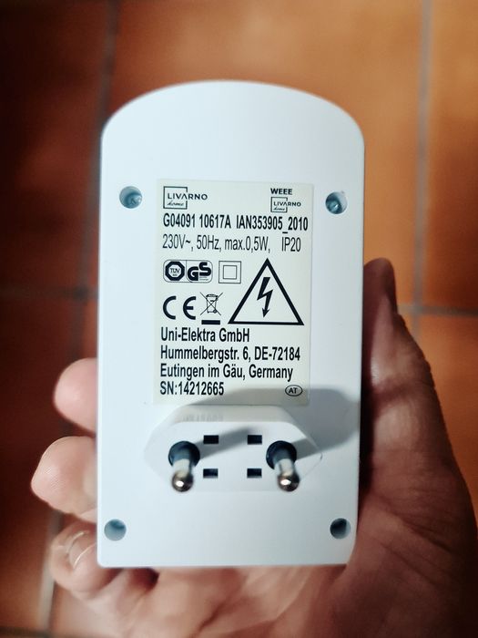 Led com sensor noturno novo