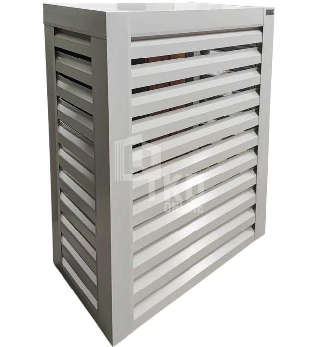 Osłona klimatyzatora – pompy ciepła 100x40x150 cm biały TKD445