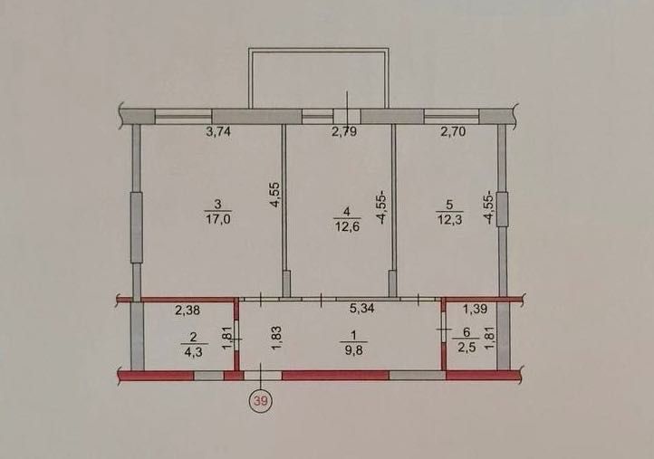 2-кімнатна квартира за адресою вул. Метрологічна (площа 60,1 м²) - Atlanta.ua - фото 18