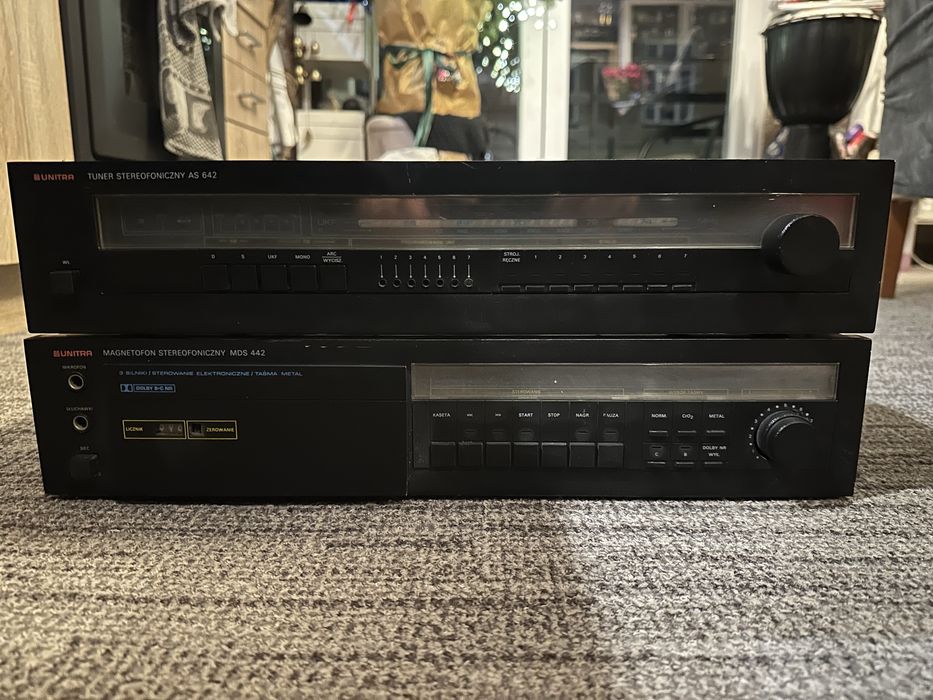 Unitra Magnetofon MDS442 / TUNER AS642 / wieża komplet