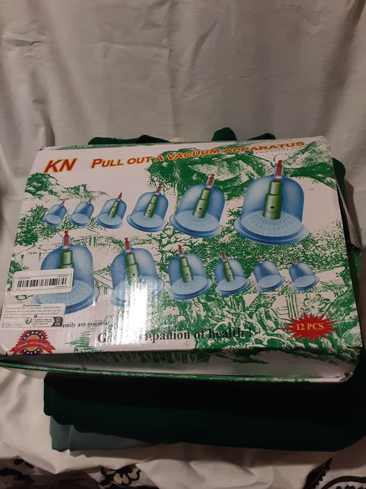 Conjunto de 12 ventosas terapêuticas