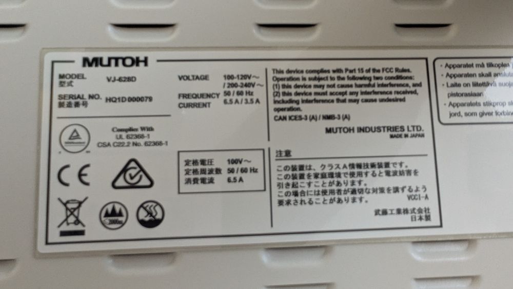 Vendo impressora Dtf da Mutoh 624d com 3 meses de uso. Vendo como nova