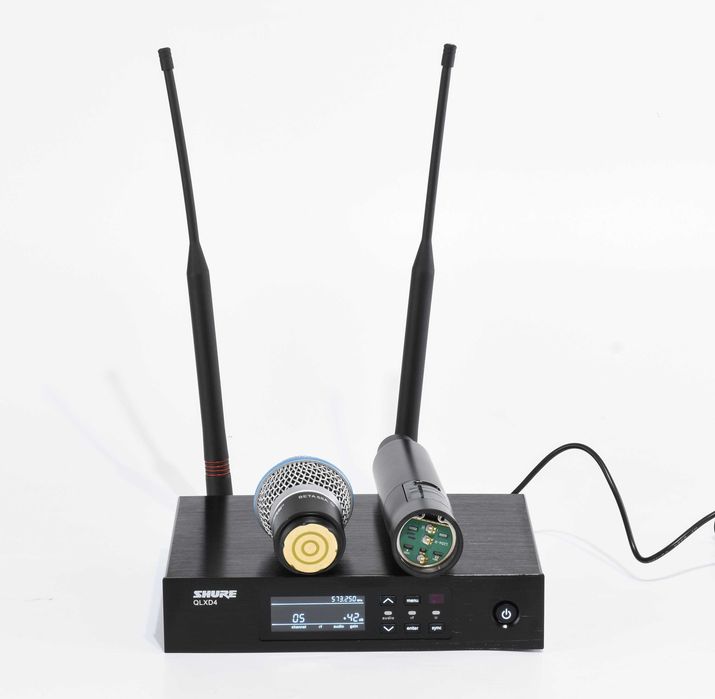 Shure QLXD BETA58A радіосистема мікрофон (slx blx ulxd sm58 glxd qlxd)