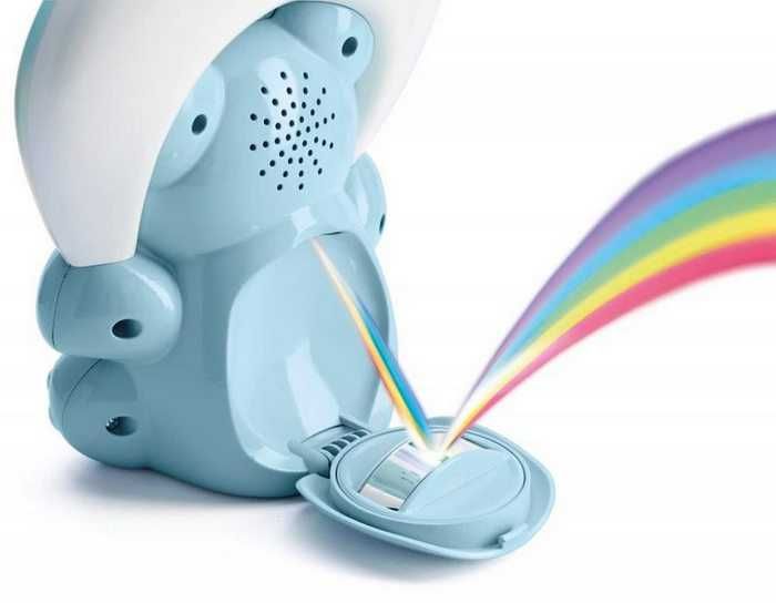 Miś z Projektorem Rainbow Niebieski CHICCO