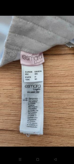 Biustonosze 3szt r.85C