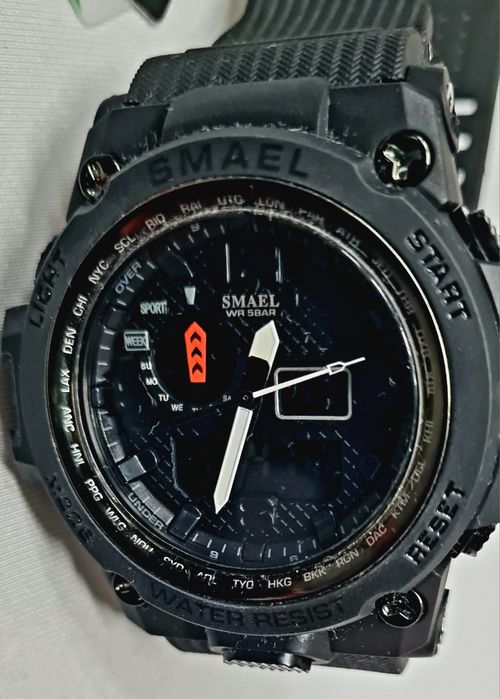 Relógio Masculino G-Shock Smael Militar Exercito Prova Dagua -Black