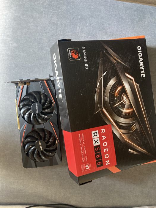 Відеокарта Rx 580 8 gb radeon gigabyte