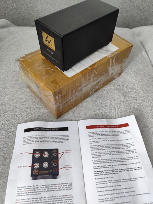 Audio Note Step- up gramofonowy AN-S2 low- doskonały stan , wybitna jakość