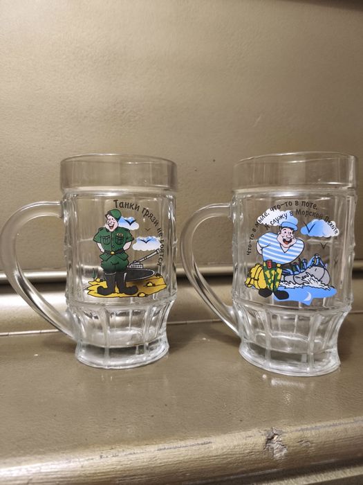 Пивні бокали.Нові.Скло