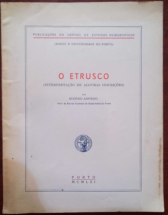 O Etrusco 1961 Rogério Azevedo