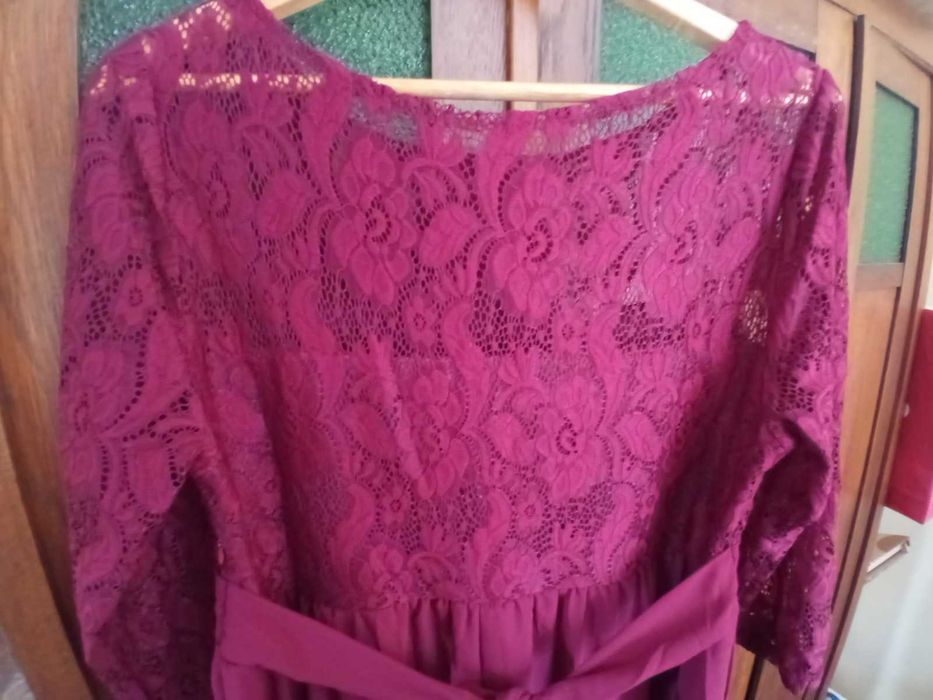 Suknia długa ciążowa XL elegancka