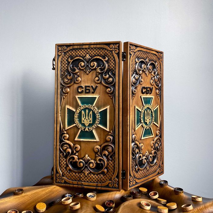 Подарунок для чоловіка Нарди ручної роботи від виробника з дерева СБУ