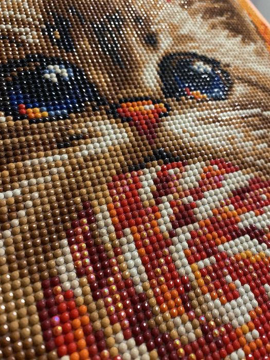 Картина « Кіт» з алмазної мозаїки