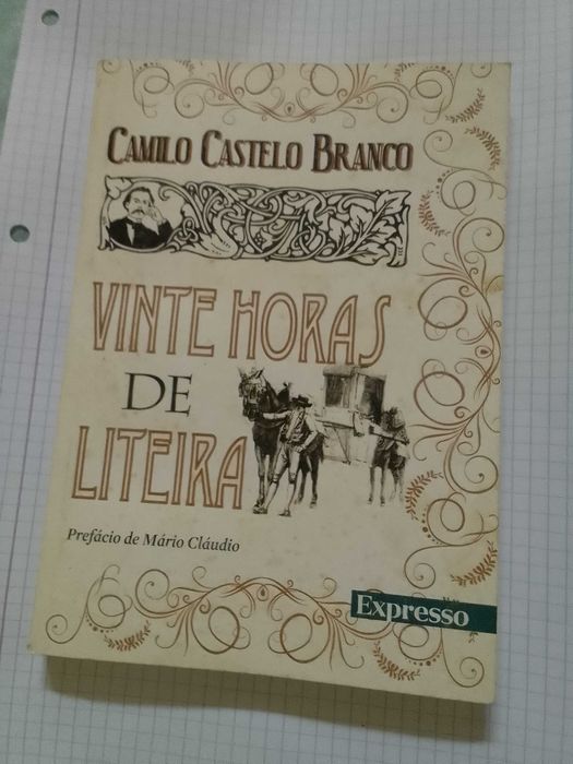 Livro "Vinte Horas de Liteira" de Camilo Castelo Branco