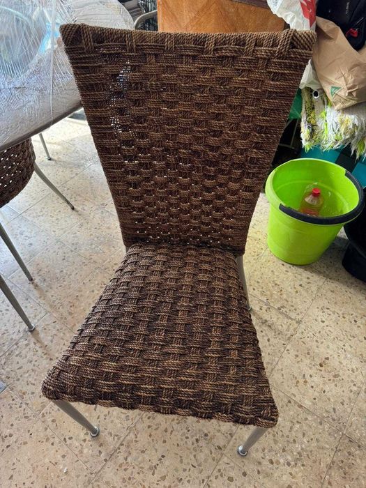 Mesa de cozinha de vidro