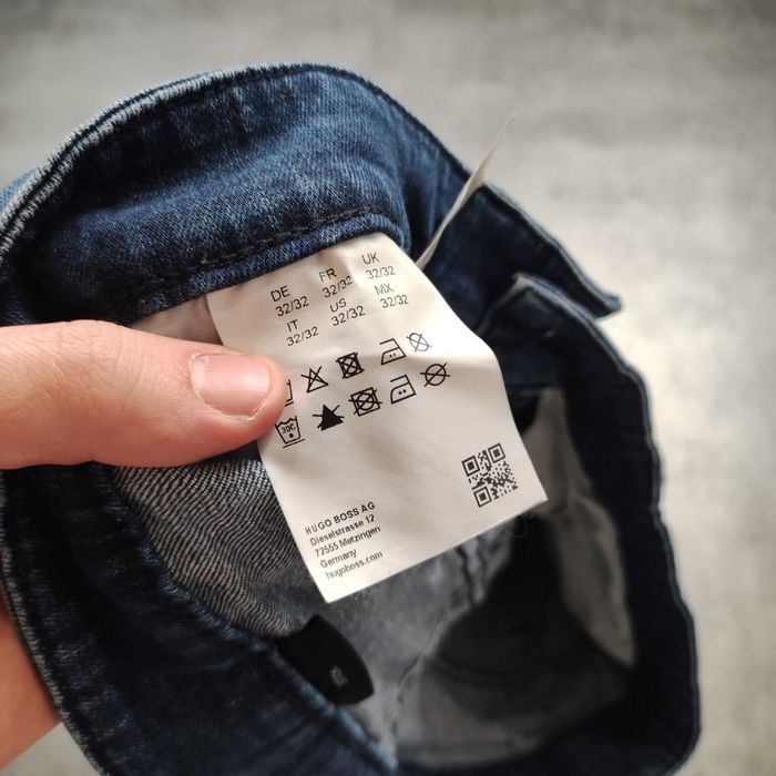 MĘSKIE Spodnie Slim Fit Granatowe Hugo Boss Eleganckie PREMIUM Classic