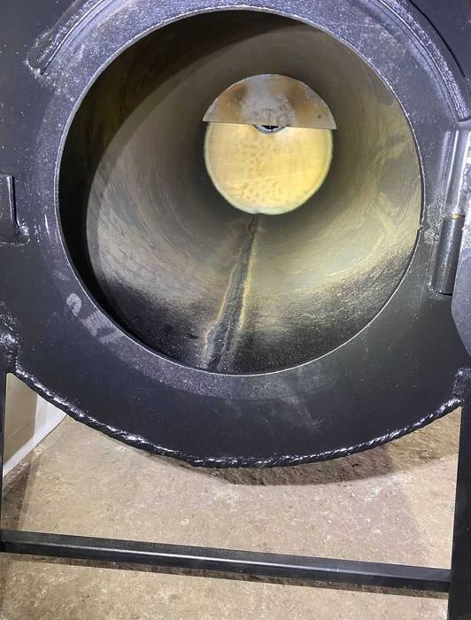 205м3! 5мм! ВЕЧНАЯ! НЕ ПРОГОРИТ! Печь Буржуйка Булерьян