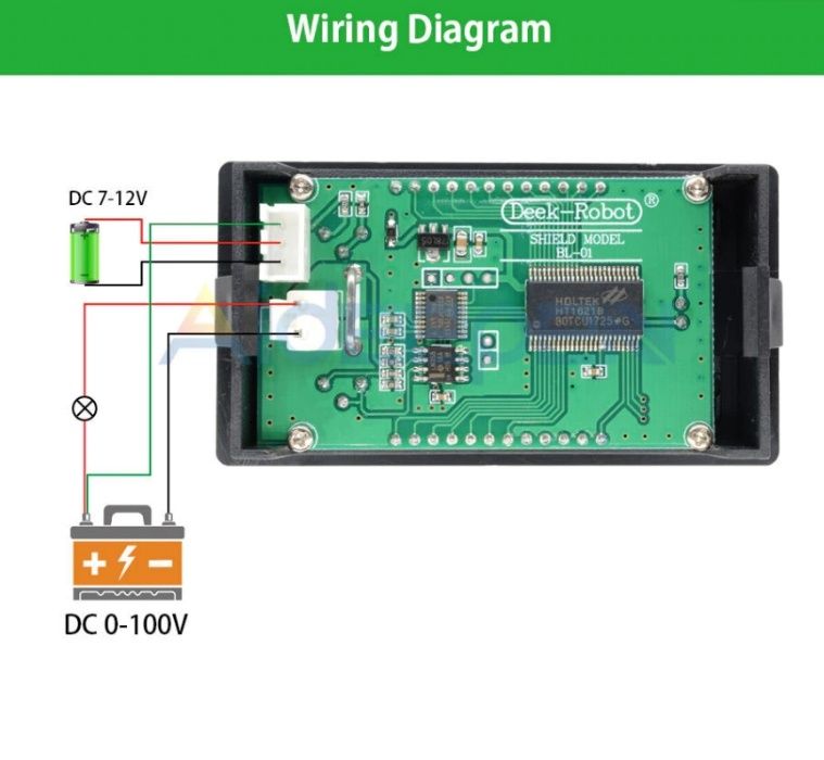измерительный модуль. Вольтметр, Амперметр, ваттметр. мощность DC100V