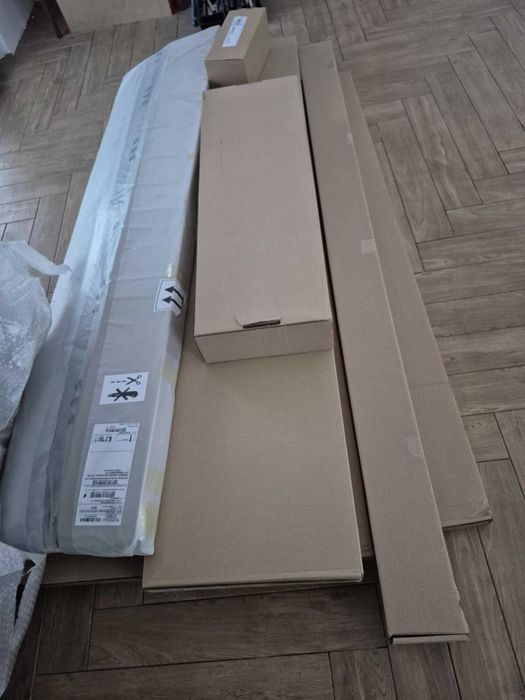 Łóżko Black Red White - KASSEL