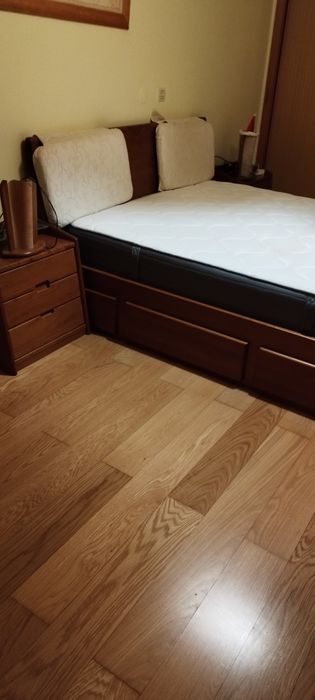 Mobília de quarto, cerne, pinho mel maciça