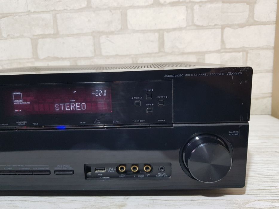 Пульт!7.1 AV-ресивер Pioneer VSX-920 7×140Вт HDMI ,USB +1