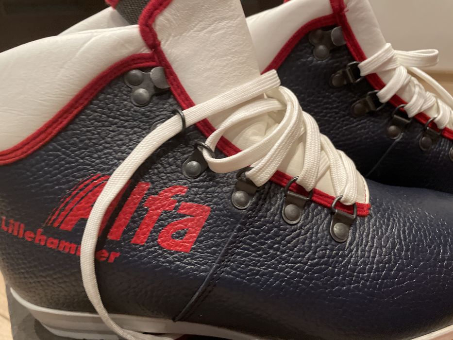 NOWE Buty SNS do nart biegowych ALFA skóra 40