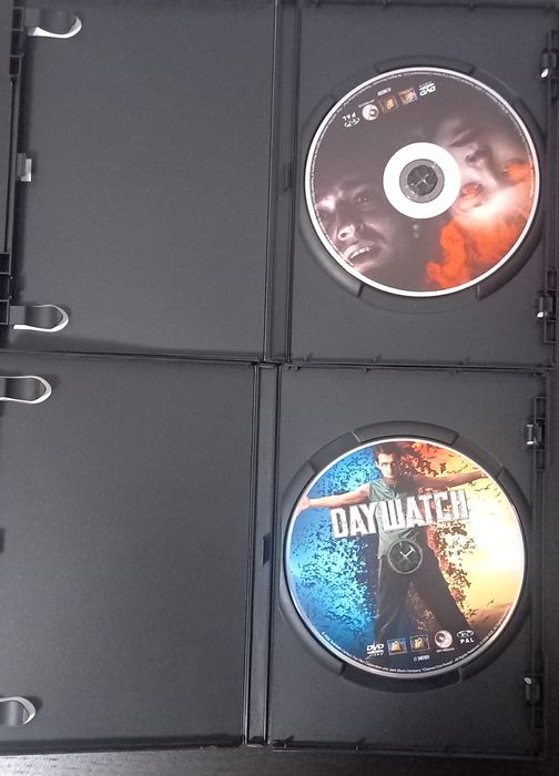 DVDs Guardiões da noite e Guardiões do dia.