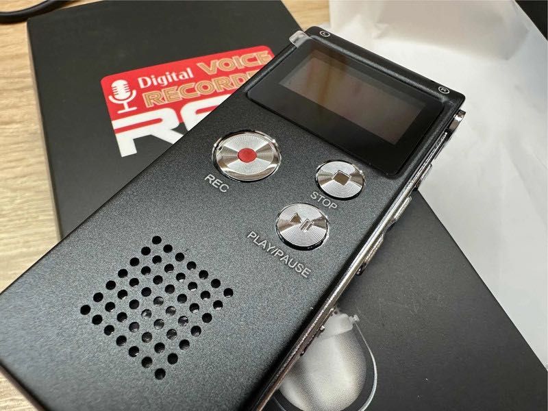 Dyktafon cyfrowy profesjonalny 8gb szpiegowski mp3 detekcja