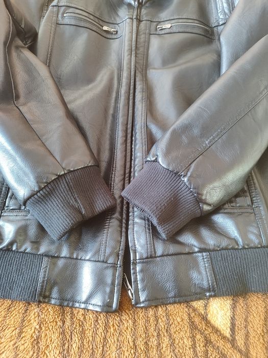 Куртка шкіряна бомбер SEA ZION.HI