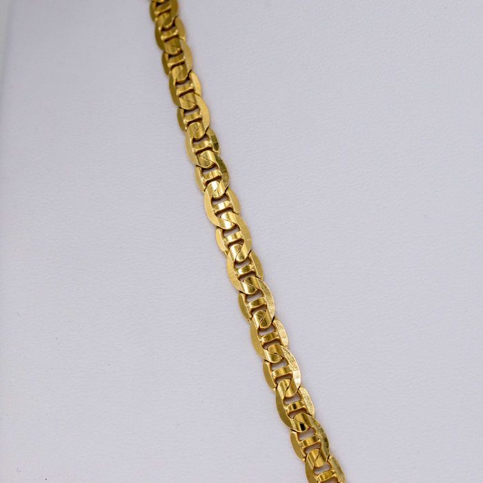 Złoty łańcuszek 585 19,68gram 60cm Gucci PEŁNY 5mm WYSYŁKA GRATIS