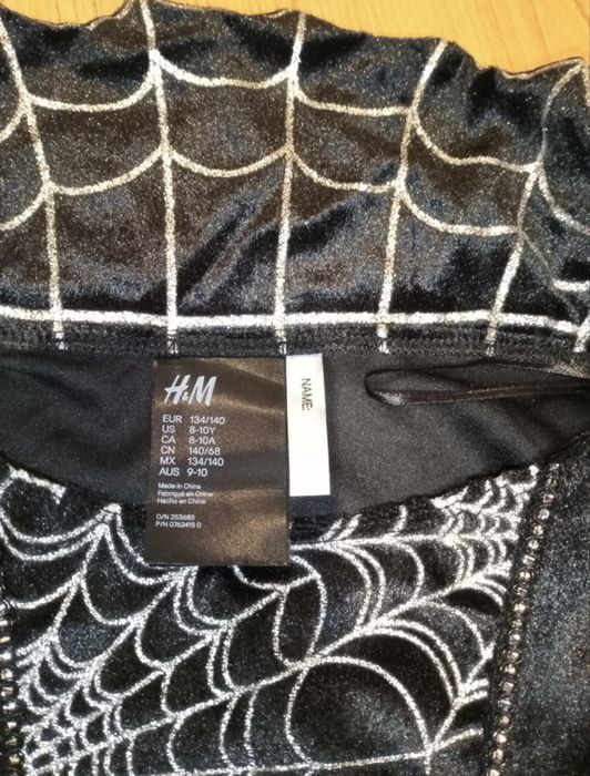 Vestido bruxa H&M 8-10 anos