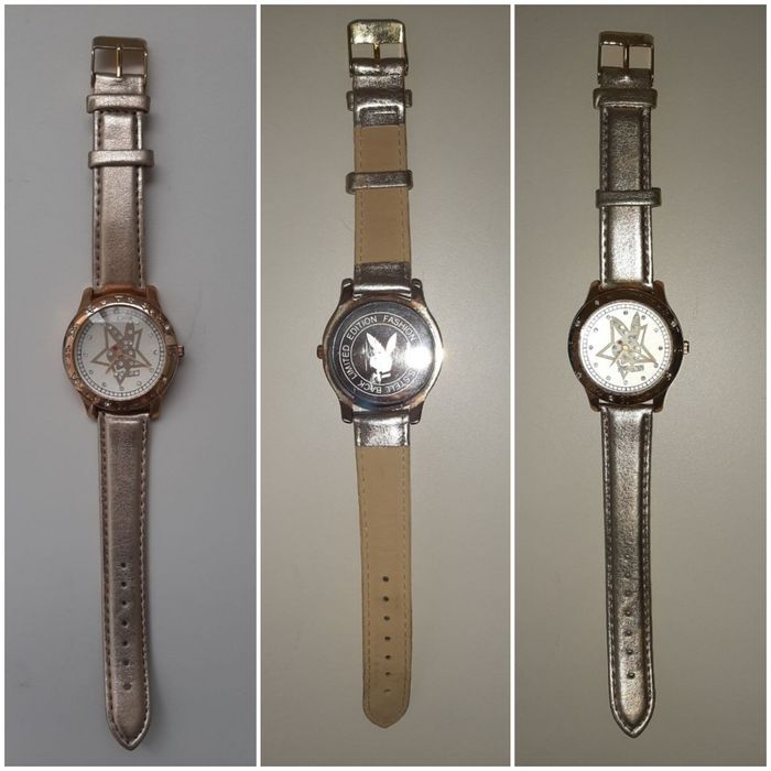 Часы наручные золотистые playboy