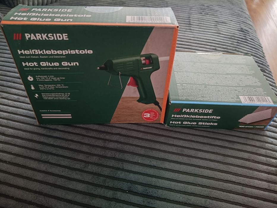 Pistolet do klejenia na gorąco Parkside+ sztyfty 100szt