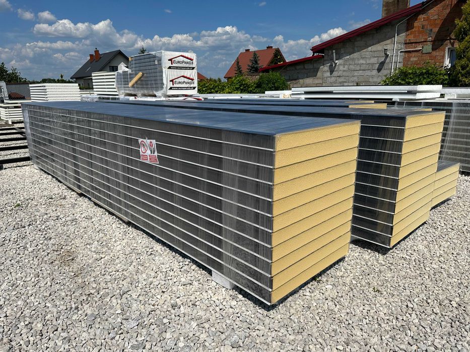 Płyta Warstwowa Ścienna Poliuretan Obornicka Garaż Pawilon Kontener