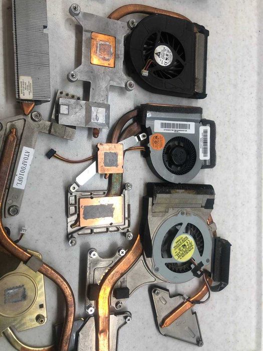 Системы охлаждения от ноутбуков цена за всё 550