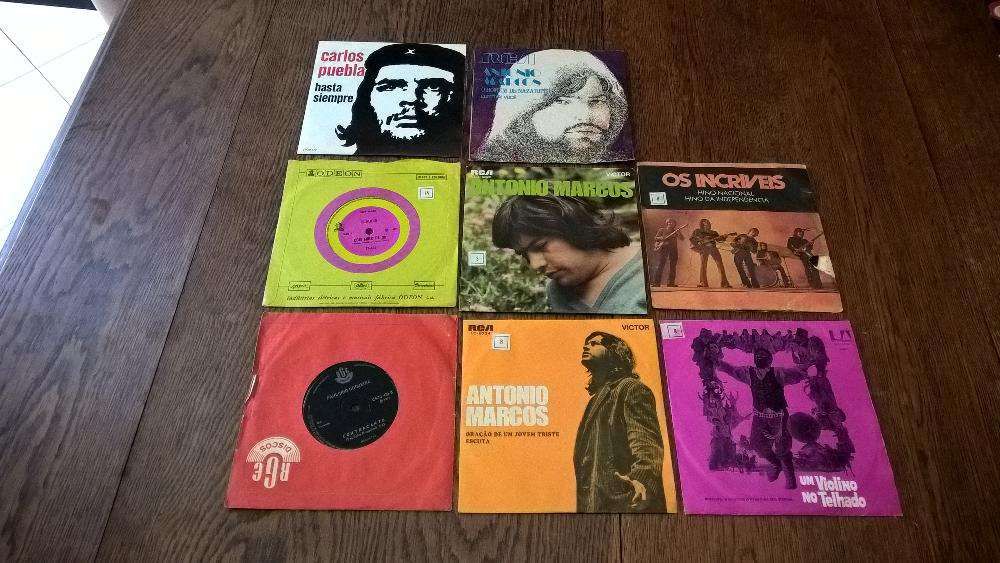 Discos de vinil (singles) antigos