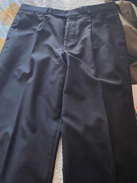 Calças de fato (homem) pretas Daniel Hetcher