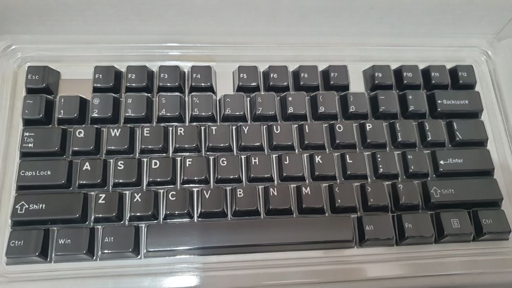 Conjunto de 182 teclas cinza-escuras/cinza-acinzentadas para teclado m