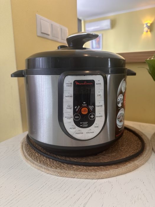 Мультиварка 5 л Moulinex Мулінекс EPCO5-S1 + КОРОБКА