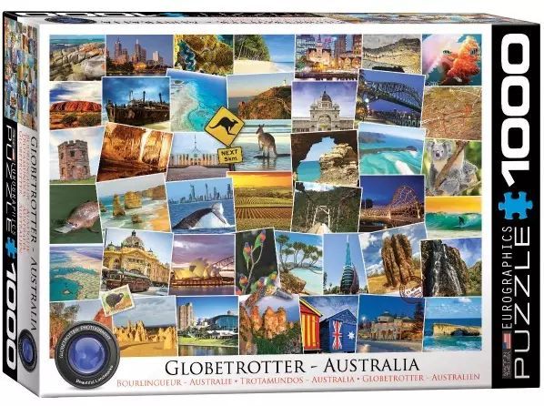 Puzzle 1000 elementów. Globetrotter, Australia. Eurographics