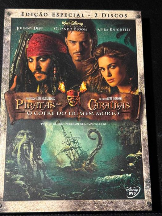 DVD do filme Piratas das Caraíba, edição especial