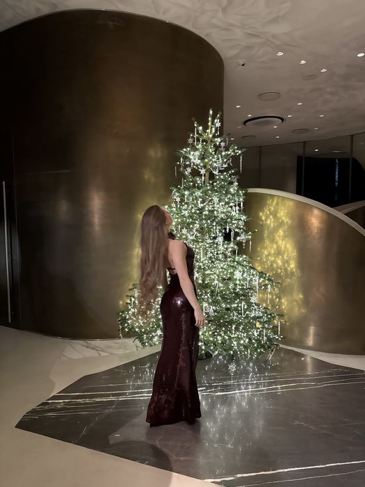 Сукня з італійської паетки MAXI Cherry